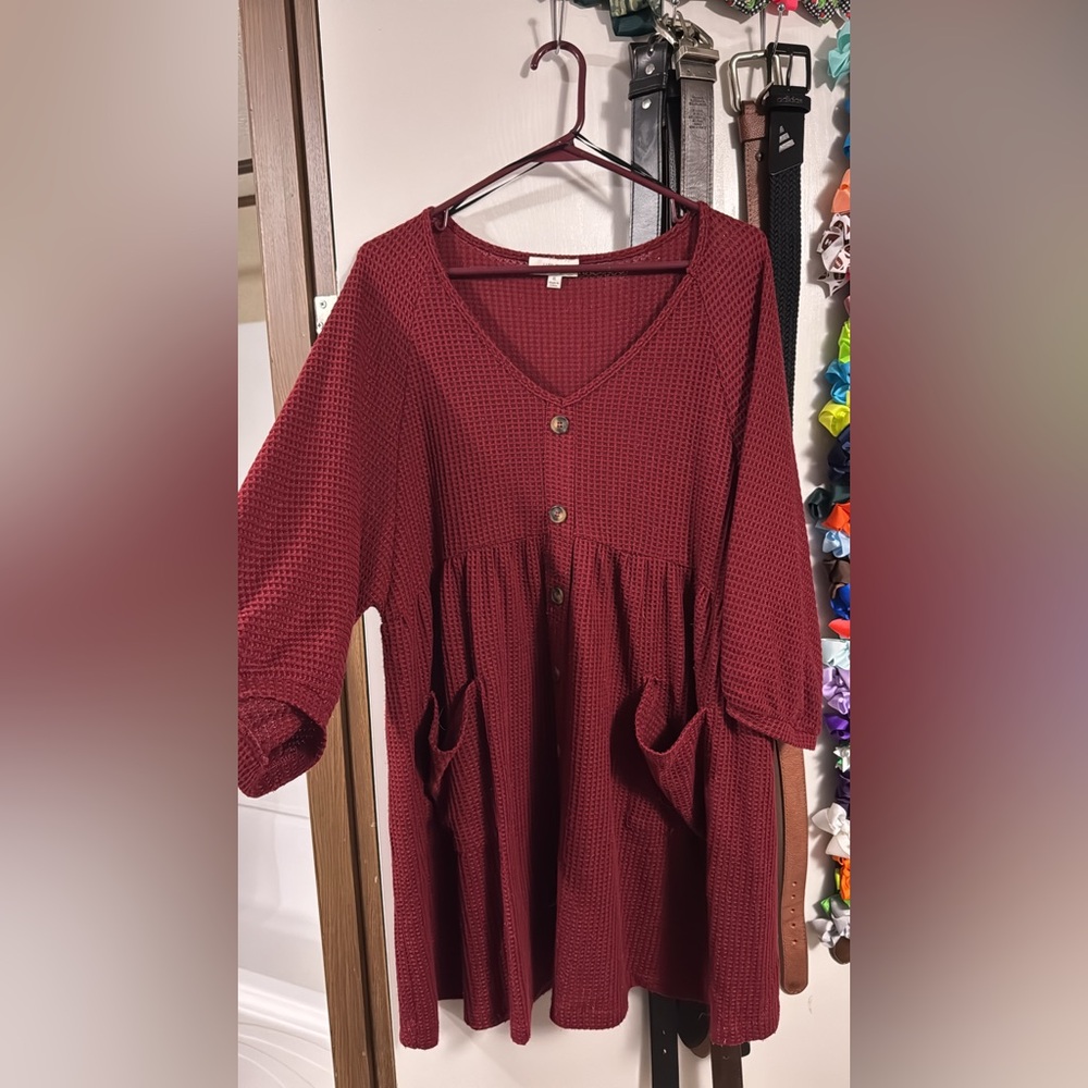 Umgee Mini BabyDoll Dress